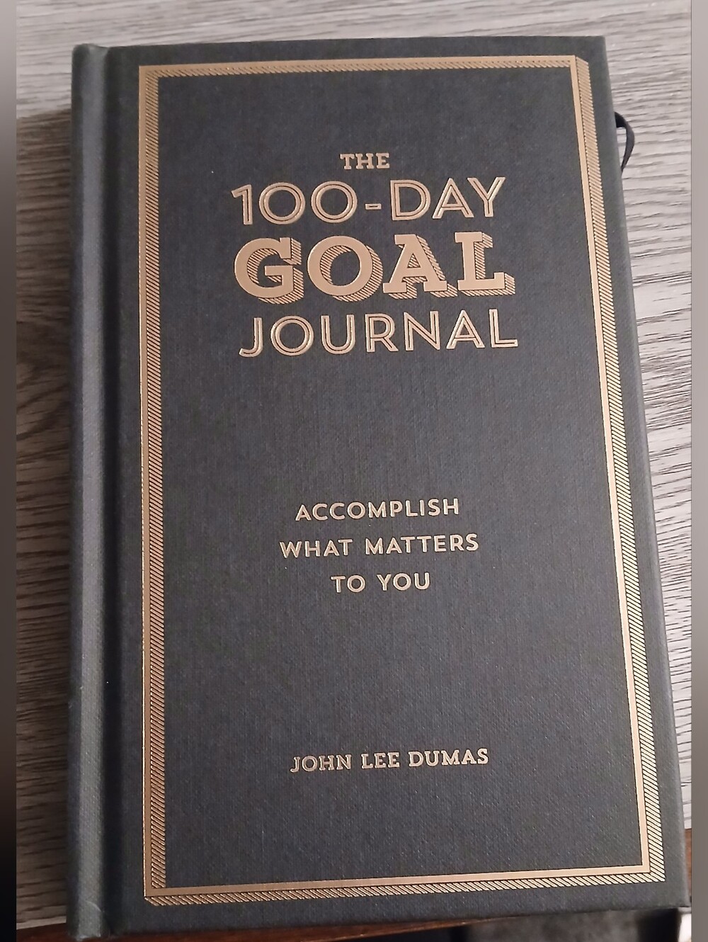 100 Day Goal Journal By John Lee Dumas - Hardcover Book